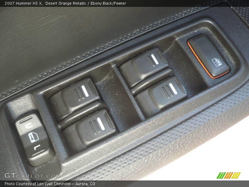 Desert Orange Metallic / Ebony Black/Pewter 2007 Hummer H3 X