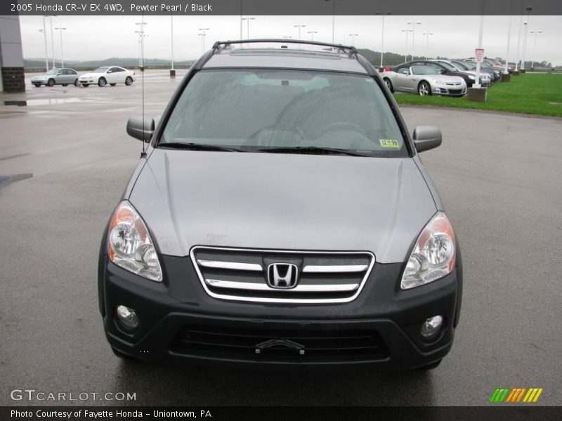 Pewter Pearl / Black 2005 Honda CR-V EX 4WD