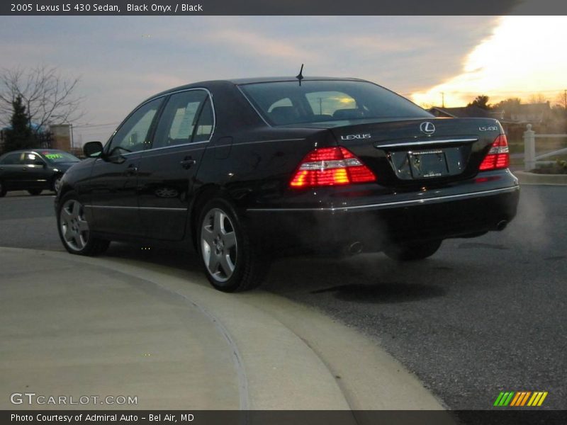 Black Onyx / Black 2005 Lexus LS 430 Sedan