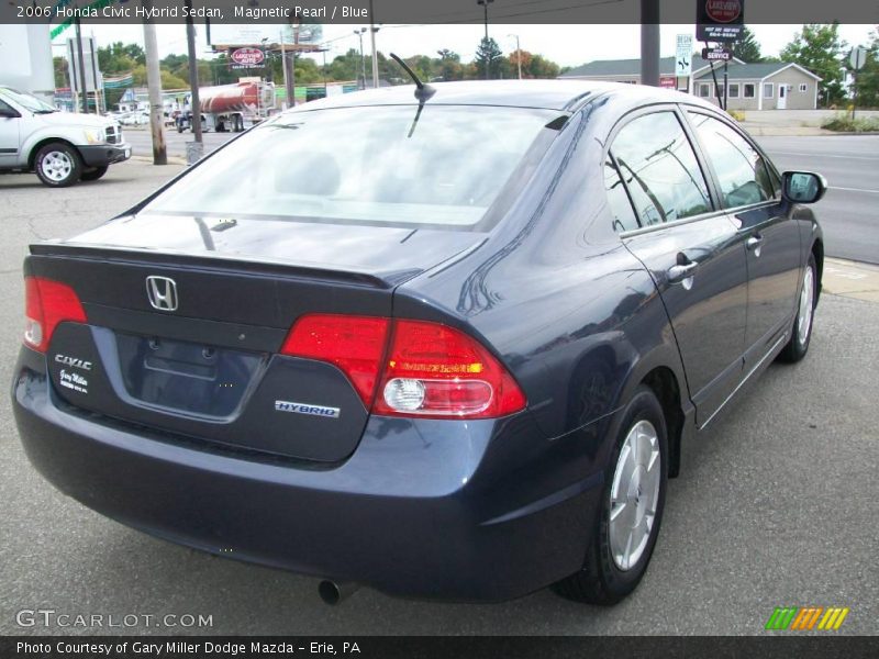 Magnetic Pearl / Blue 2006 Honda Civic Hybrid Sedan