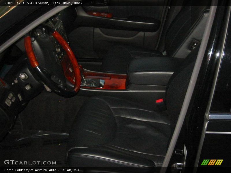 Black Onyx / Black 2005 Lexus LS 430 Sedan