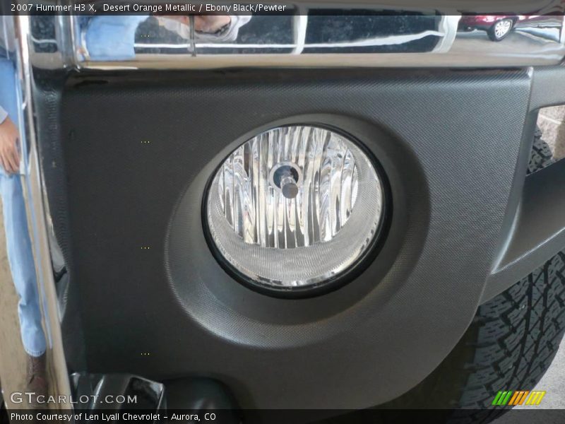 Desert Orange Metallic / Ebony Black/Pewter 2007 Hummer H3 X
