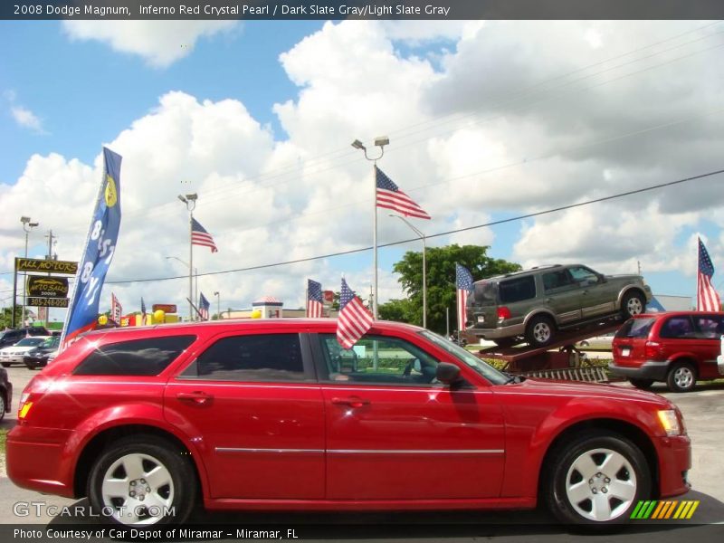 Inferno Red Crystal Pearl / Dark Slate Gray/Light Slate Gray 2008 Dodge Magnum