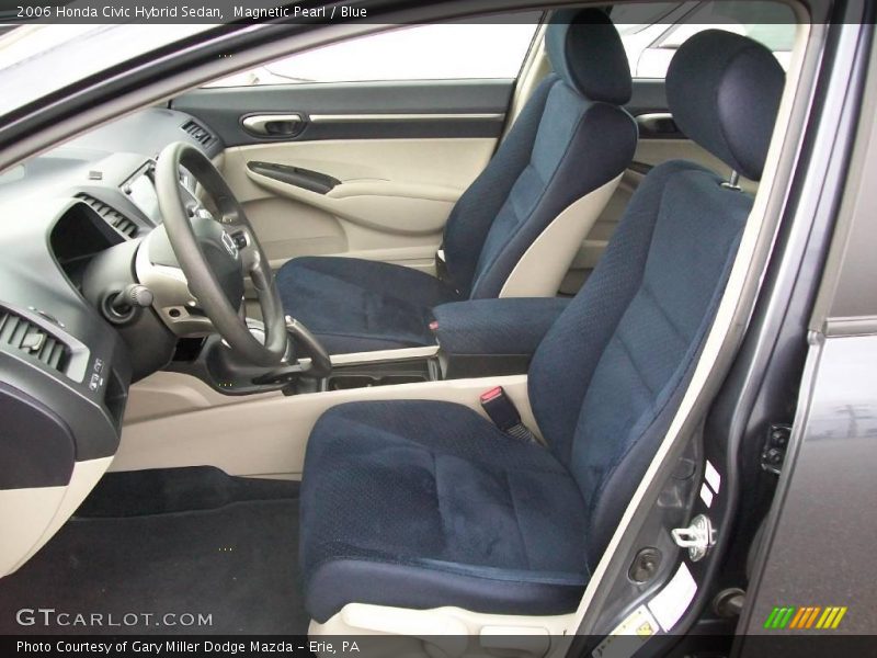 Magnetic Pearl / Blue 2006 Honda Civic Hybrid Sedan