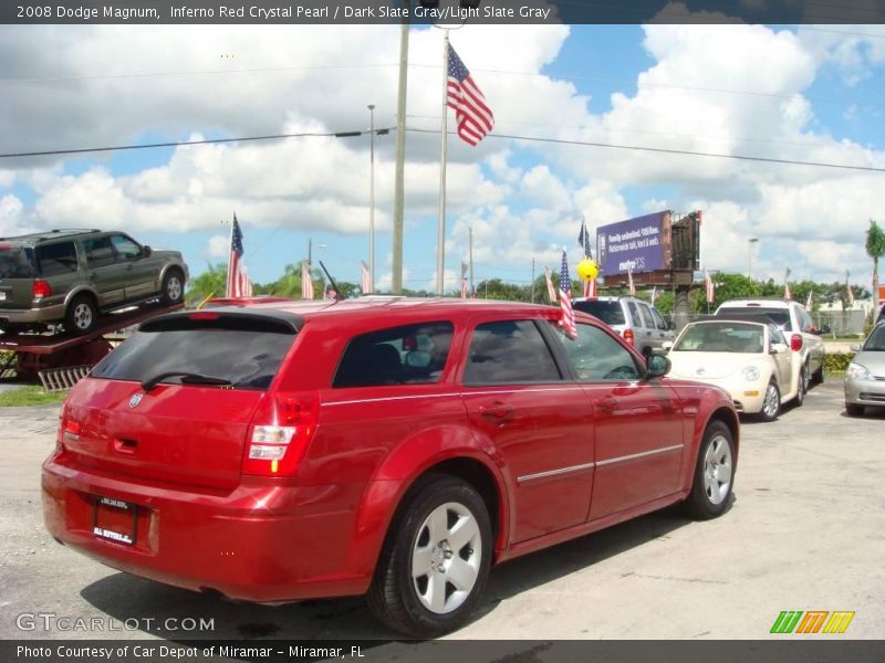 Inferno Red Crystal Pearl / Dark Slate Gray/Light Slate Gray 2008 Dodge Magnum
