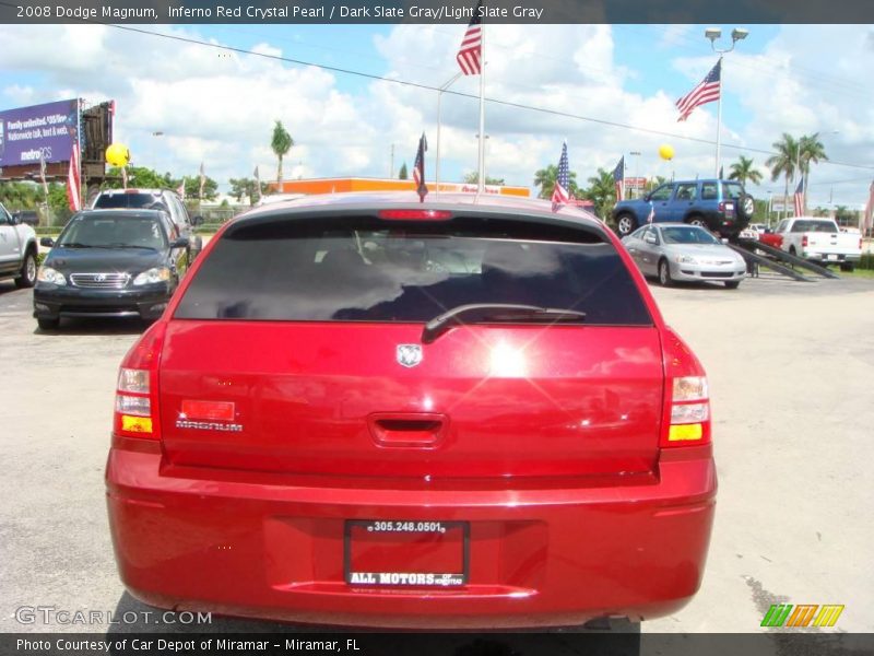 Inferno Red Crystal Pearl / Dark Slate Gray/Light Slate Gray 2008 Dodge Magnum