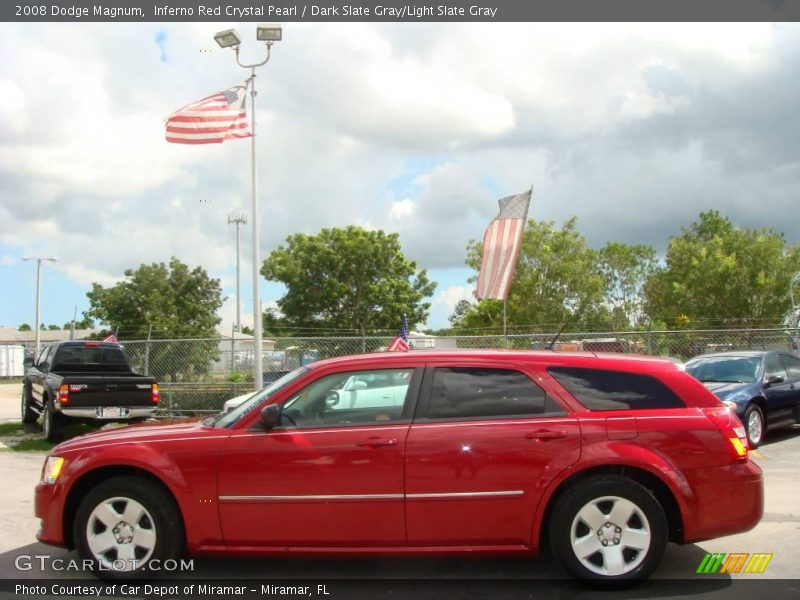 Inferno Red Crystal Pearl / Dark Slate Gray/Light Slate Gray 2008 Dodge Magnum