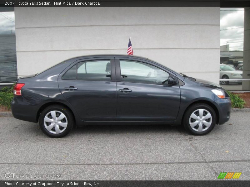 Flint Mica / Dark Charcoal 2007 Toyota Yaris Sedan