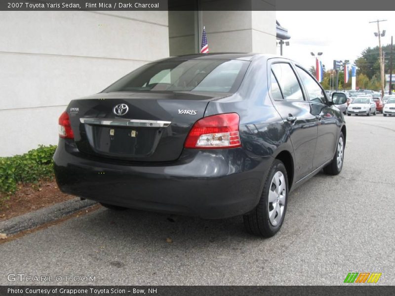 Flint Mica / Dark Charcoal 2007 Toyota Yaris Sedan
