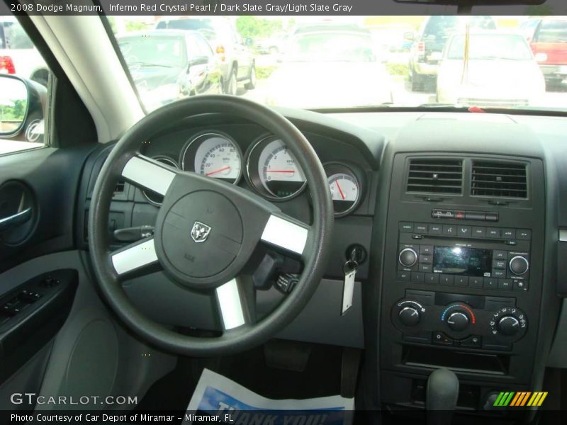 Inferno Red Crystal Pearl / Dark Slate Gray/Light Slate Gray 2008 Dodge Magnum