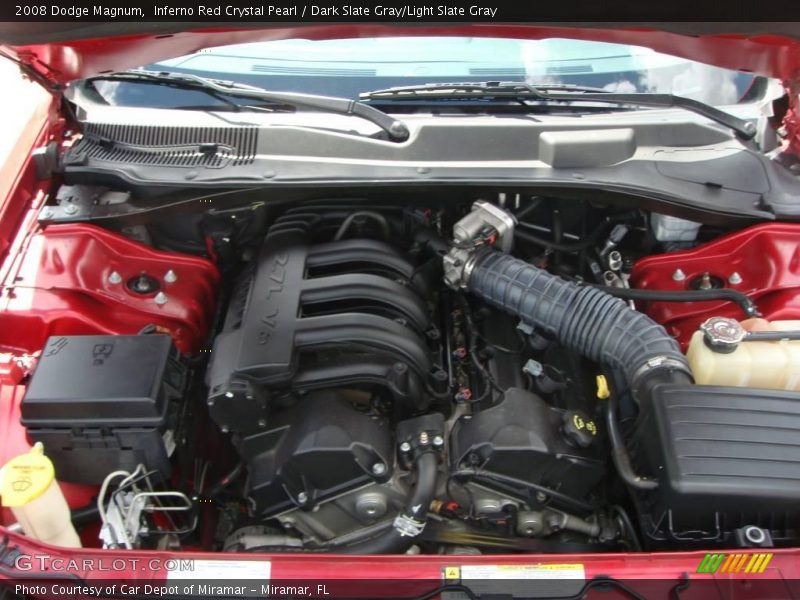 Inferno Red Crystal Pearl / Dark Slate Gray/Light Slate Gray 2008 Dodge Magnum