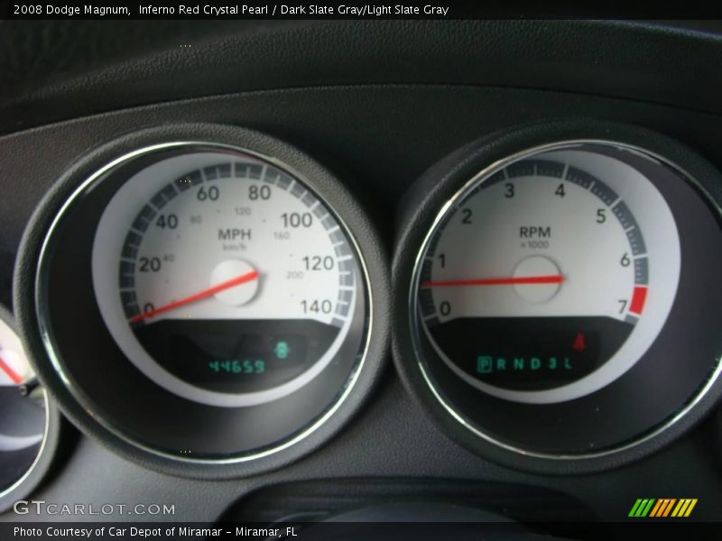 Inferno Red Crystal Pearl / Dark Slate Gray/Light Slate Gray 2008 Dodge Magnum