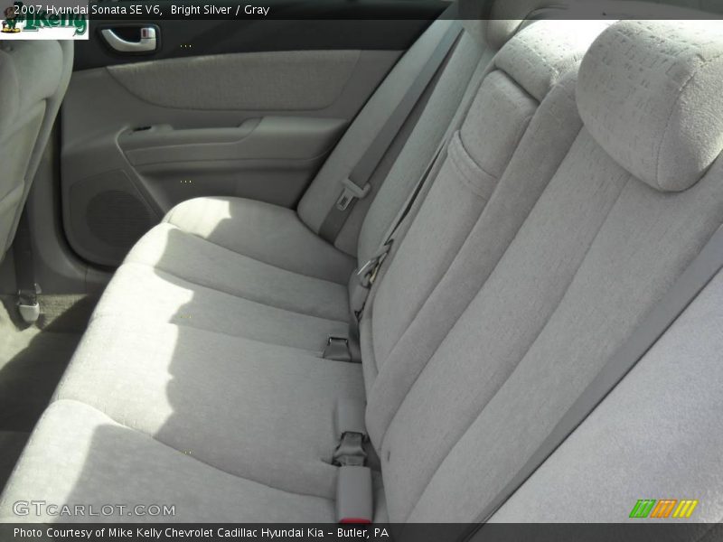 Bright Silver / Gray 2007 Hyundai Sonata SE V6