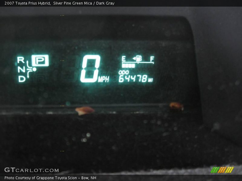Silver Pine Green Mica / Dark Gray 2007 Toyota Prius Hybrid