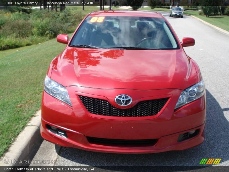 Barcelona Red Metallic / Ash 2008 Toyota Camry SE