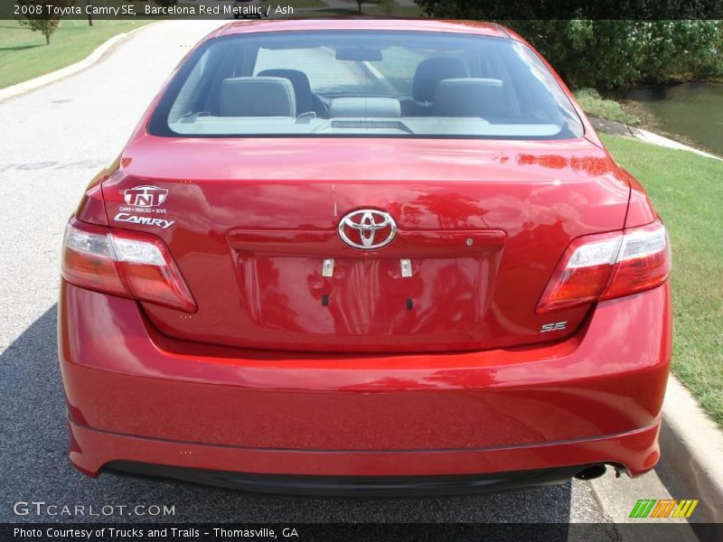 Barcelona Red Metallic / Ash 2008 Toyota Camry SE