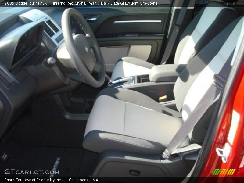 Inferno Red Crystal Pearl / Dark Slate Gray/Light Graystone 2009 Dodge Journey SXT