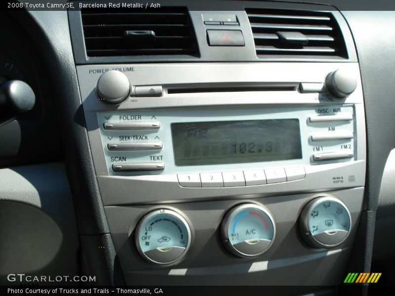 Barcelona Red Metallic / Ash 2008 Toyota Camry SE