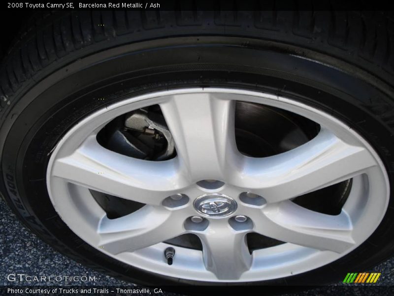 Barcelona Red Metallic / Ash 2008 Toyota Camry SE