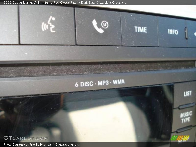 Inferno Red Crystal Pearl / Dark Slate Gray/Light Graystone 2009 Dodge Journey SXT