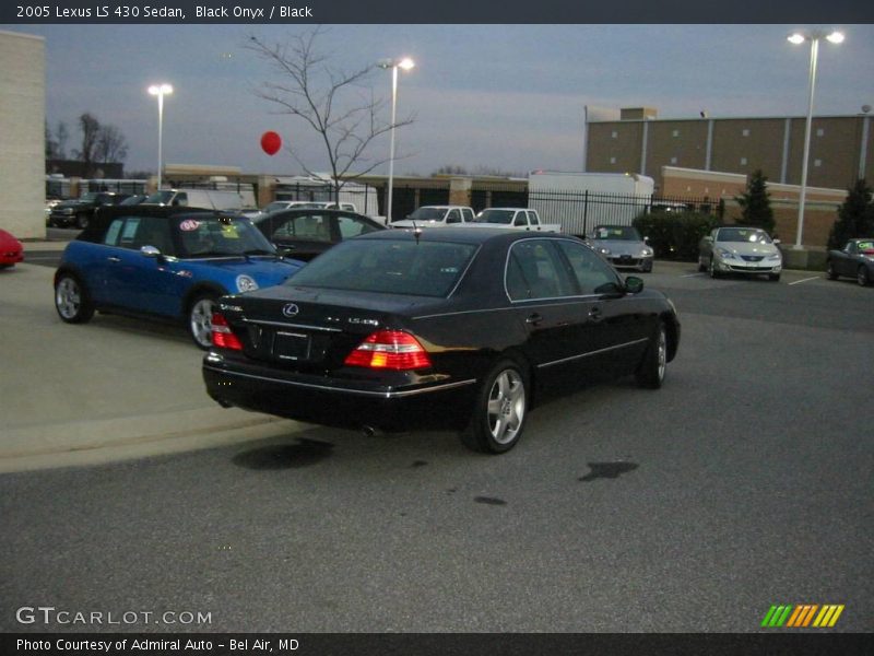 Black Onyx / Black 2005 Lexus LS 430 Sedan