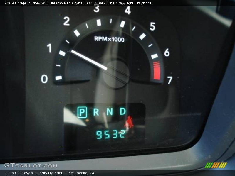 Inferno Red Crystal Pearl / Dark Slate Gray/Light Graystone 2009 Dodge Journey SXT