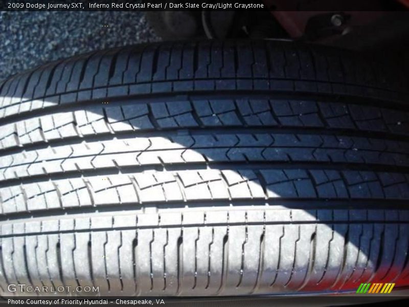 Inferno Red Crystal Pearl / Dark Slate Gray/Light Graystone 2009 Dodge Journey SXT