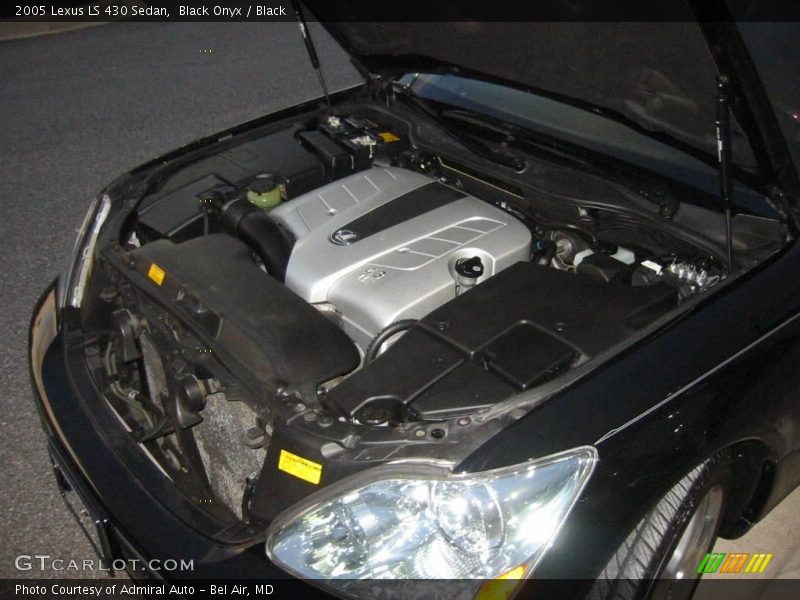 Black Onyx / Black 2005 Lexus LS 430 Sedan