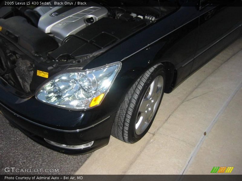 Black Onyx / Black 2005 Lexus LS 430 Sedan
