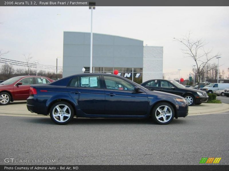 Royal Blue Pearl / Parchment 2006 Acura TL 3.2