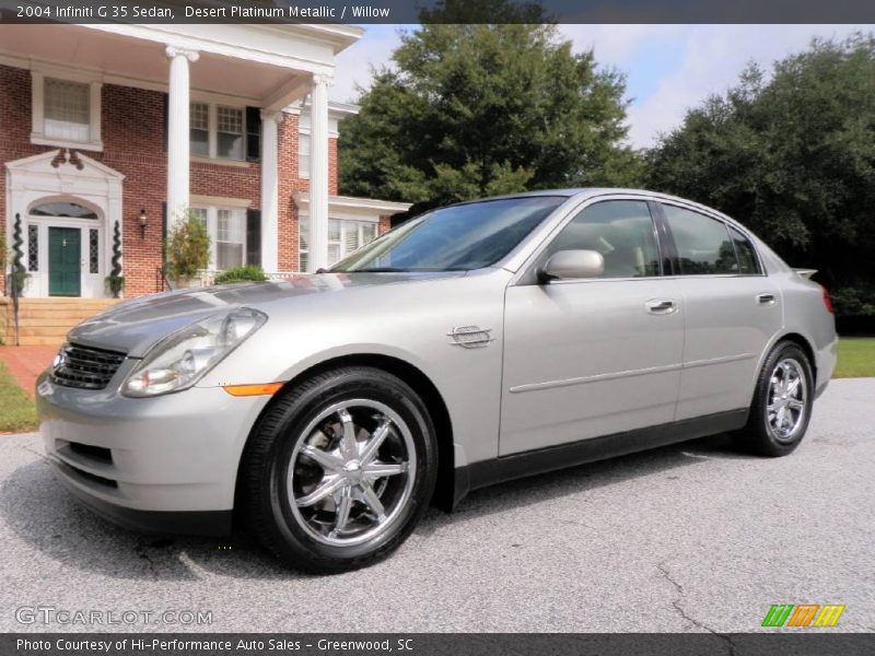 Desert Platinum Metallic / Willow 2004 Infiniti G 35 Sedan