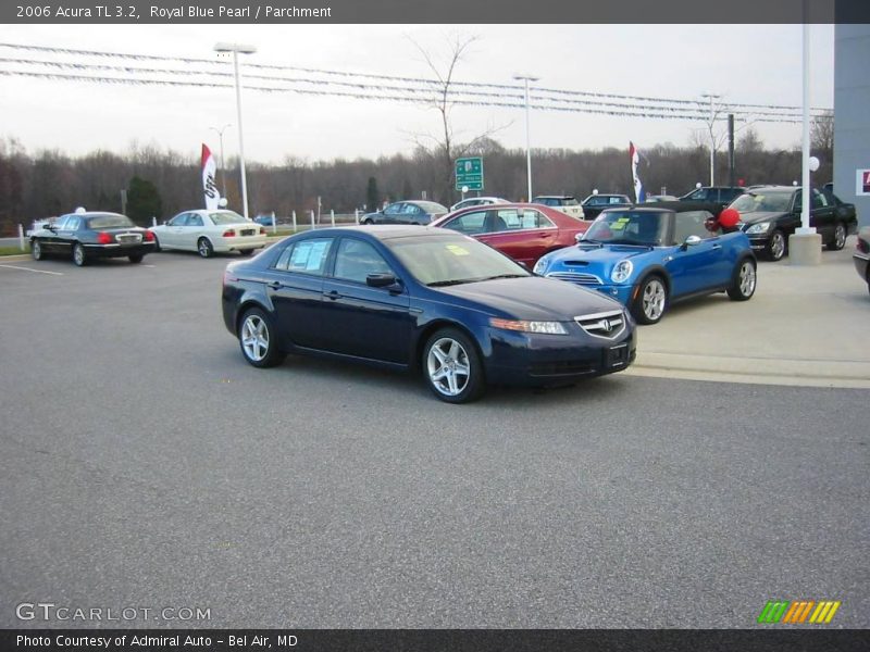 Royal Blue Pearl / Parchment 2006 Acura TL 3.2