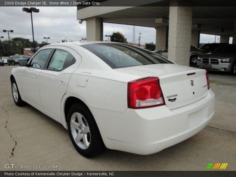 Stone White / Dark Slate Gray 2009 Dodge Charger SE