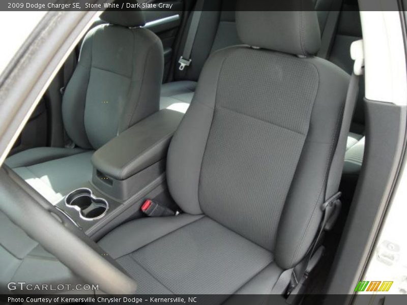 Stone White / Dark Slate Gray 2009 Dodge Charger SE