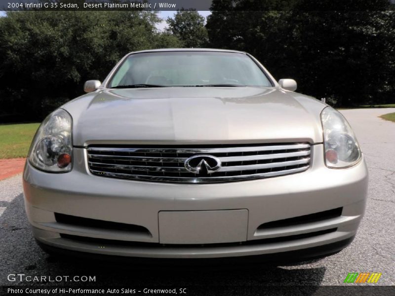 Desert Platinum Metallic / Willow 2004 Infiniti G 35 Sedan