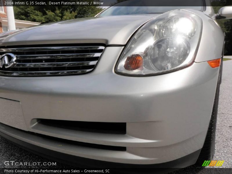 Desert Platinum Metallic / Willow 2004 Infiniti G 35 Sedan