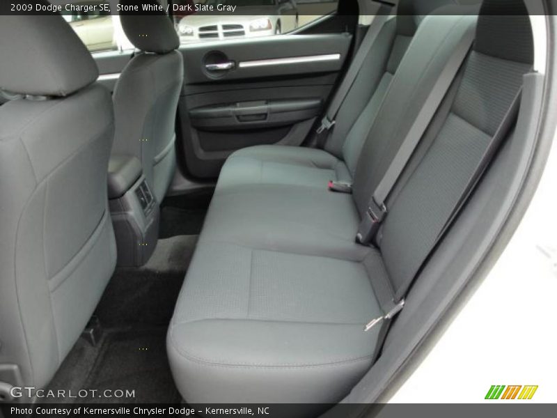 Stone White / Dark Slate Gray 2009 Dodge Charger SE
