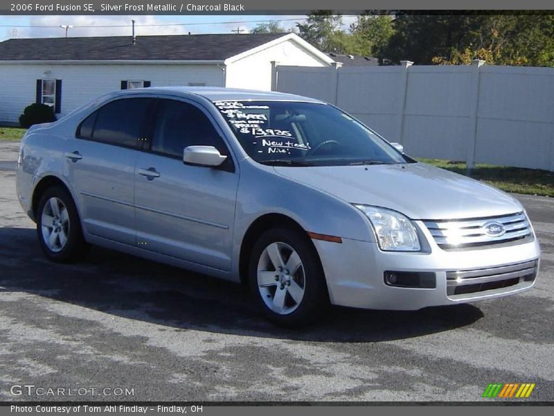 Silver Frost Metallic / Charcoal Black 2006 Ford Fusion SE