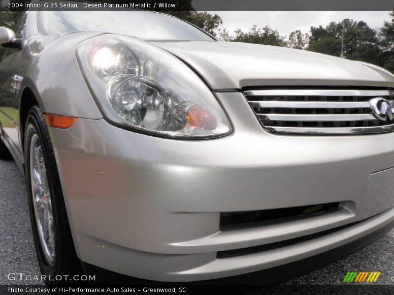 Desert Platinum Metallic / Willow 2004 Infiniti G 35 Sedan