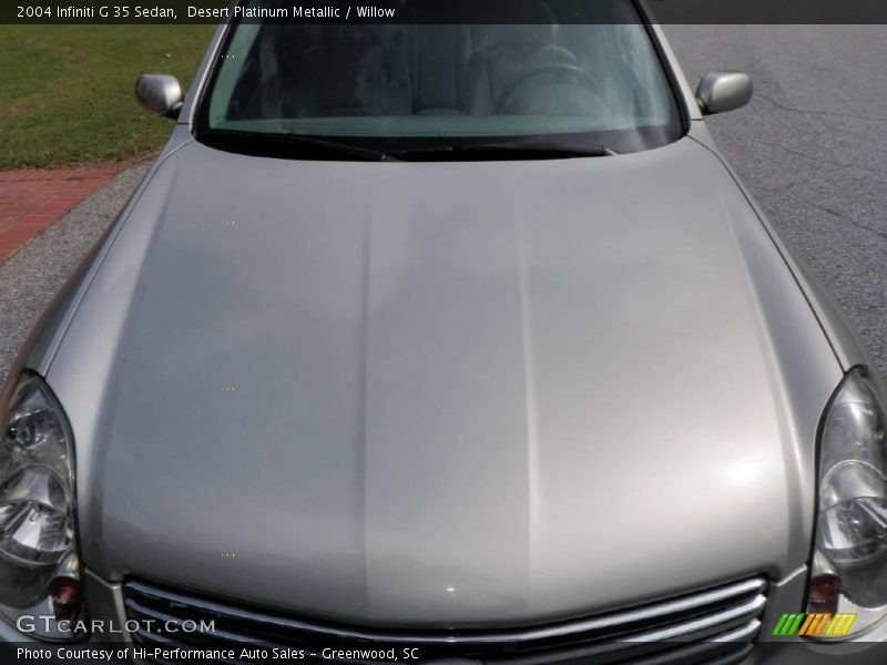 Desert Platinum Metallic / Willow 2004 Infiniti G 35 Sedan
