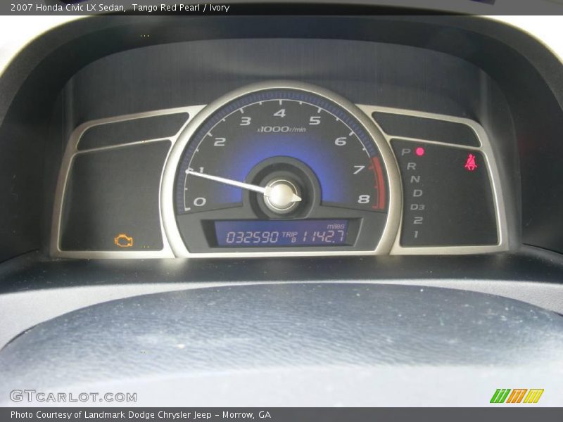 Tango Red Pearl / Ivory 2007 Honda Civic LX Sedan
