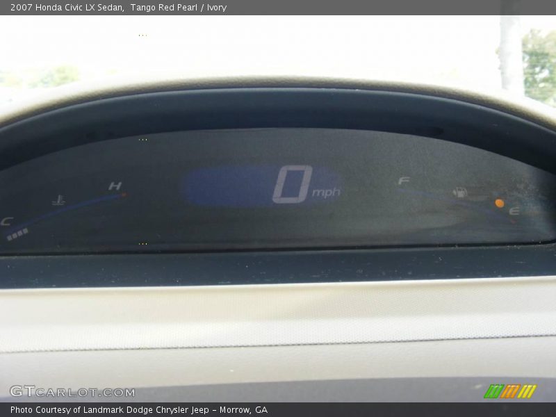 Tango Red Pearl / Ivory 2007 Honda Civic LX Sedan