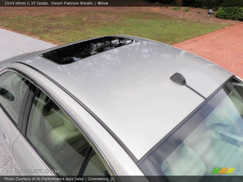 Desert Platinum Metallic / Willow 2004 Infiniti G 35 Sedan