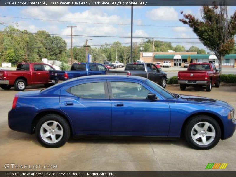 Deep Water Blue Pearl / Dark Slate Gray/Light Slate Gray 2009 Dodge Charger SE