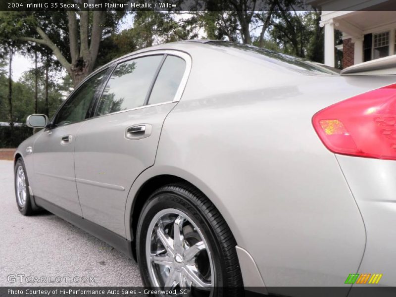 Desert Platinum Metallic / Willow 2004 Infiniti G 35 Sedan