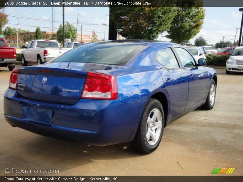 Deep Water Blue Pearl / Dark Slate Gray/Light Slate Gray 2009 Dodge Charger SE