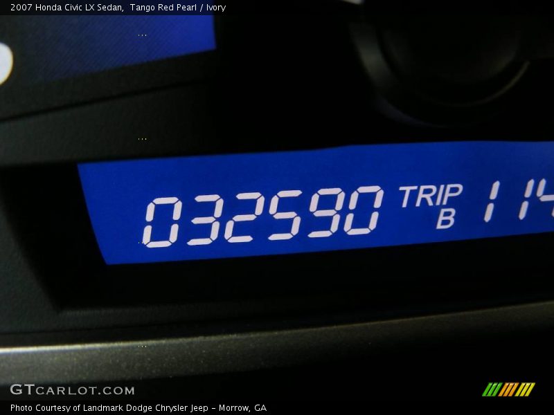 Tango Red Pearl / Ivory 2007 Honda Civic LX Sedan