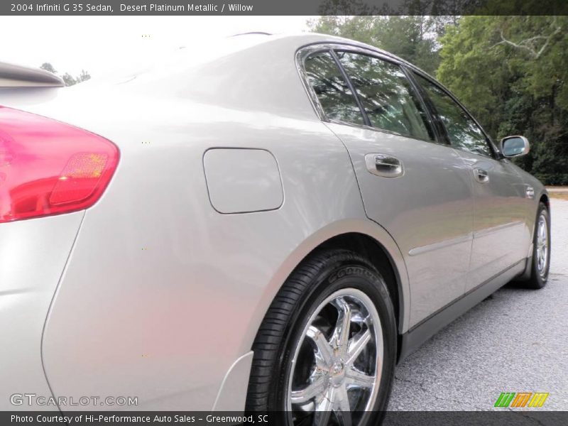 Desert Platinum Metallic / Willow 2004 Infiniti G 35 Sedan