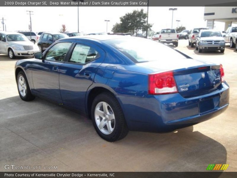 Deep Water Blue Pearl / Dark Slate Gray/Light Slate Gray 2009 Dodge Charger SE