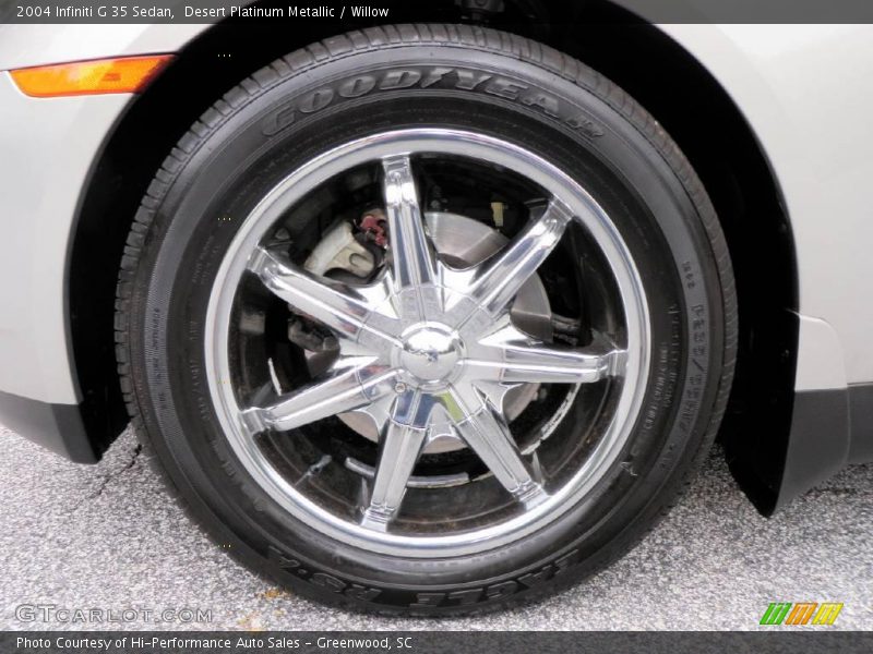 Desert Platinum Metallic / Willow 2004 Infiniti G 35 Sedan